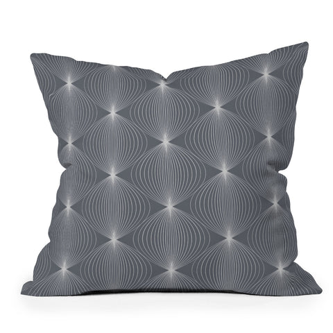 Colour Poems Geometric Orb Pattern IX Outdoor Throw Pillow