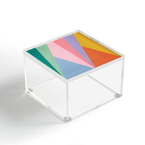 Colour Poems Geometric Triangles Spring Acrylic Box
