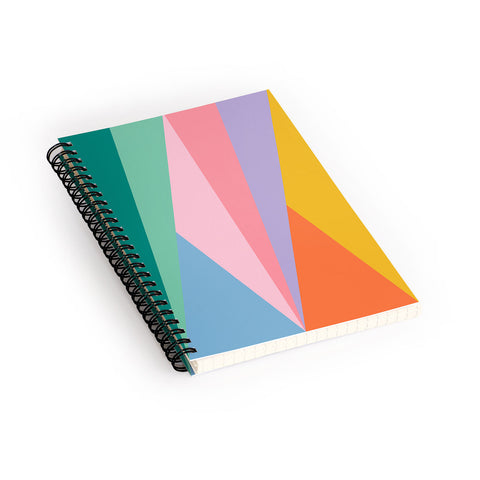 Colour Poems Geometric Triangles Spring Spiral Notebook