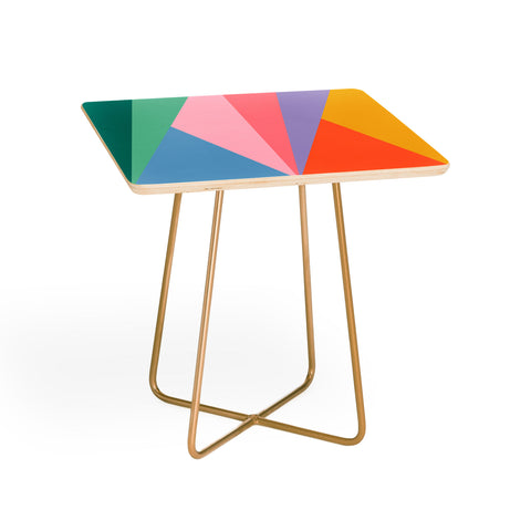 Colour Poems Geometric Triangles Spring Side Table