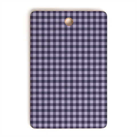 Colour Poems Gingham Dusk Cutting Board Rectangle