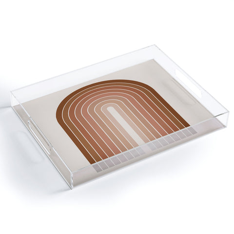 Colour Poems Gradient Arch Earth Acrylic Tray