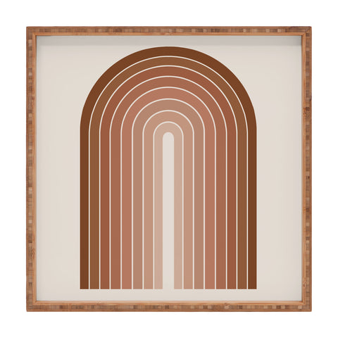 Colour Poems Gradient Arch Earth Square Tray