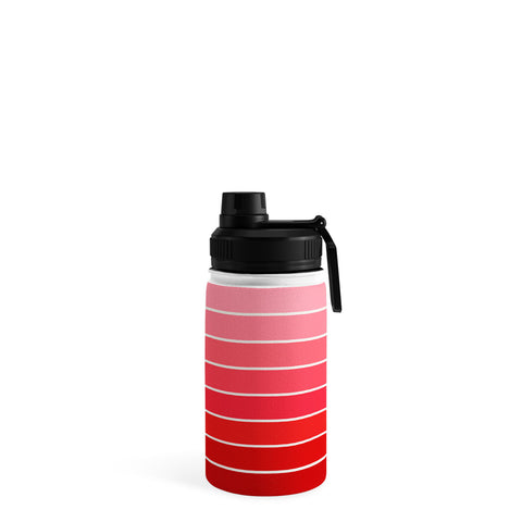 Colour Poems Gradient Arch Hot Pink Water Bottle