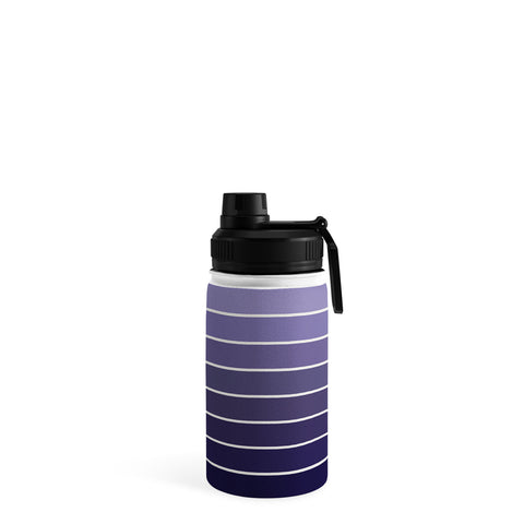 Colour Poems Gradient Arch Purple Water Bottle