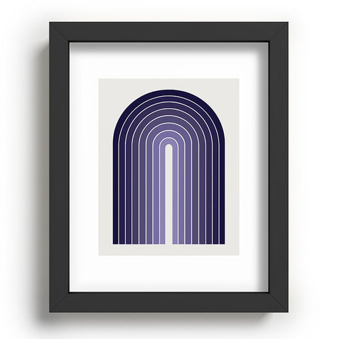 Colour Poems Gradient Arch Purple Recessed Framing Rectangle