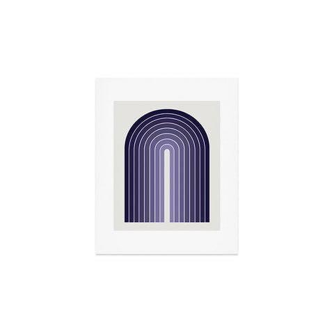 Colour Poems Gradient Arch Purple Art Print