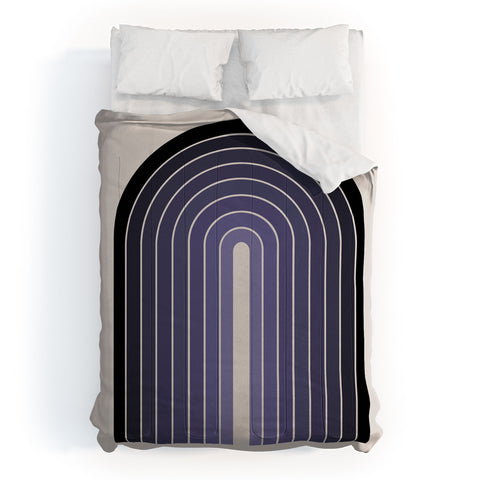 Colour Poems Gradient Arch Purple Comforter