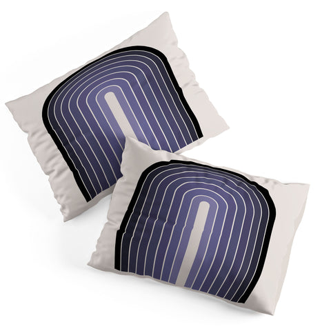 Colour Poems Gradient Arch Purple Pillow Shams