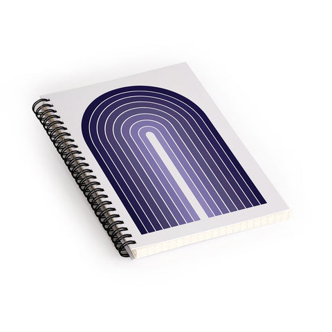 Colour Poems Gradient Arch Purple Spiral Notebook