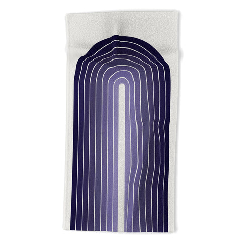 Colour Poems Gradient Arch Purple Beach Towel