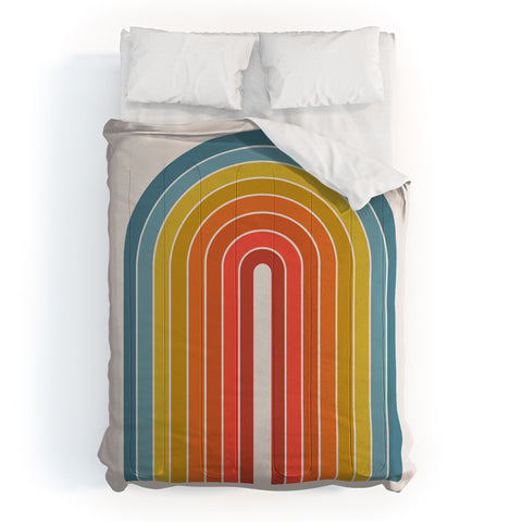 Colour Poems Gradient Arch Rainbow II Comforter