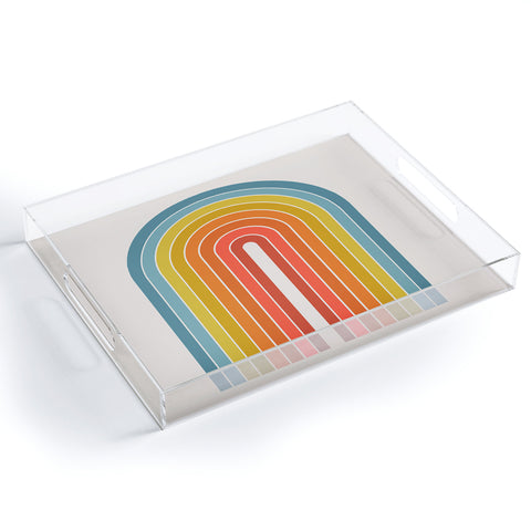 Colour Poems Gradient Arch Rainbow II Acrylic Tray