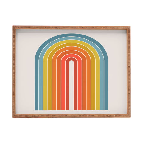 Colour Poems Gradient Arch Rainbow II Rectangular Tray