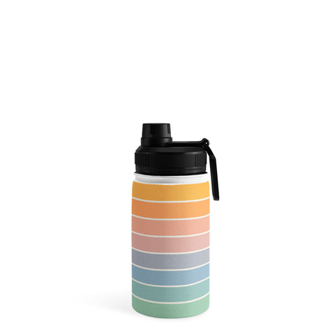 Colour Poems Gradient Arch Rainbow III Water Bottle