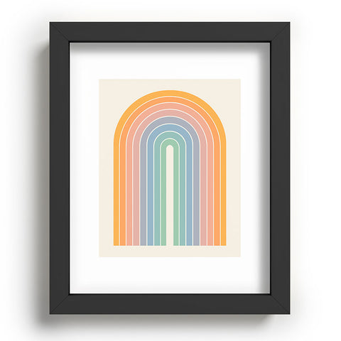 Colour Poems Gradient Arch Rainbow III Recessed Framing Rectangle