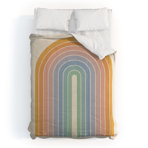 Colour Poems Gradient Arch Rainbow III Comforter