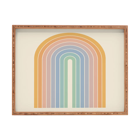 Colour Poems Gradient Arch Rainbow III Rectangular Tray