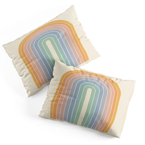 Colour Poems Gradient Arch Rainbow III Pillow Shams