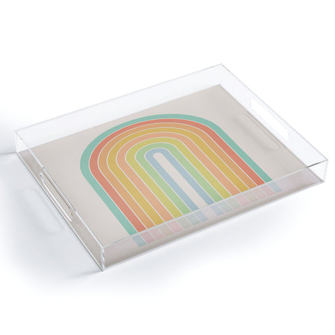Colour Poems Gradient Arch Rainbow Acrylic Tray