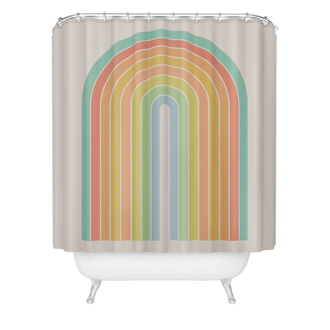Colour Poems Gradient Arch Rainbow Shower Curtain