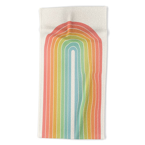 Colour Poems Gradient Arch Rainbow Beach Towel