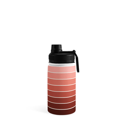 Colour Poems Gradient Arch Red Water Bottle