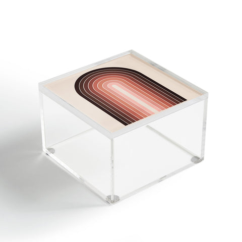 Colour Poems Gradient Arch Red Acrylic Box