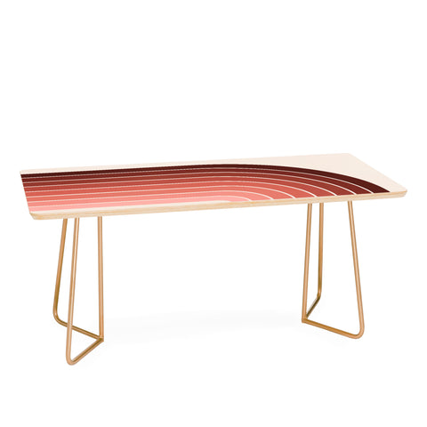 Colour Poems Gradient Arch Red Coffee Table