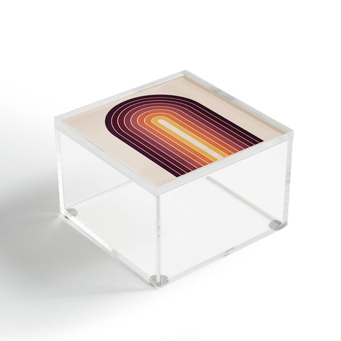 Colour Poems Gradient Arch Sunset II Acrylic Box