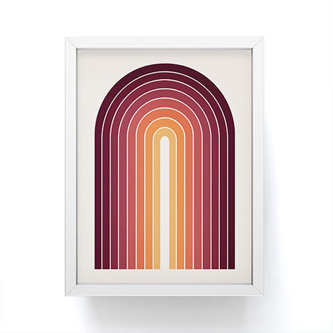 Colour Poems Gradient Arch Sunset II Framed Mini Art Print
