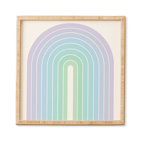 Colour Poems Gradient Arch XVII Framed Wall Art