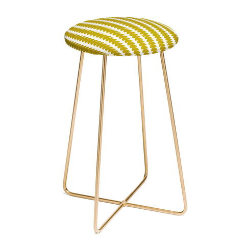 Colour Poems Maude Pattern Moss Counter Stool