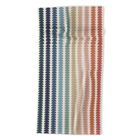 Colour Poems Maude Pattern Multicolor Beach Towel