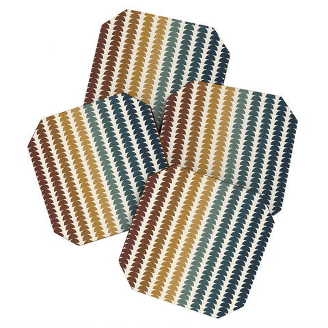 Colour Poems Maude Pattern Multicolor XX Coaster Set