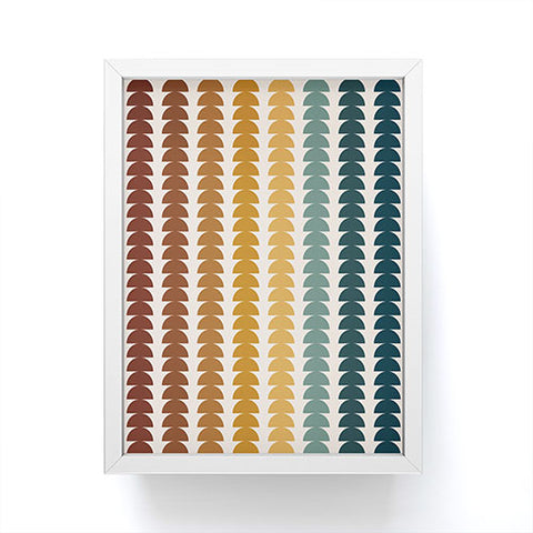 Colour Poems Maude Pattern Multicolor XX Framed Mini Art Print