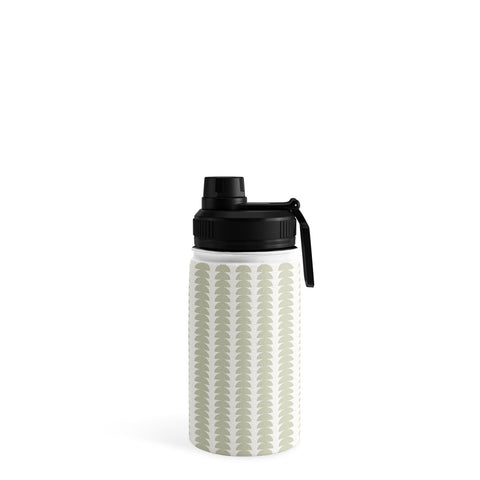 Colour Poems Maude Pattern Natural Green Water Bottle