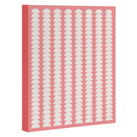 Colour Poems Maude Pattern Pink Art Canvas