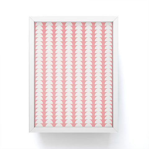 Colour Poems Maude Pattern Pink Framed Mini Art Print