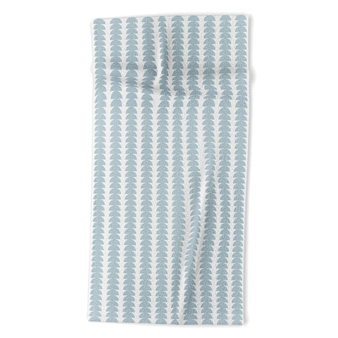 Colour Poems Maude Pattern Sky Blue Beach Towel