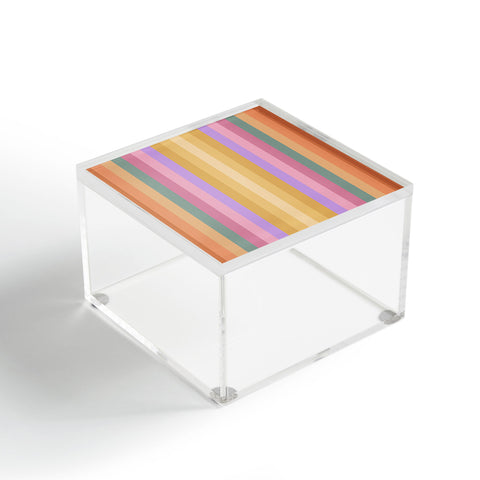 Colour Poems Multicolor Stripes V Acrylic Box
