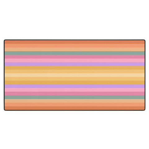 Colour Poems Multicolor Stripes V Desk Mat