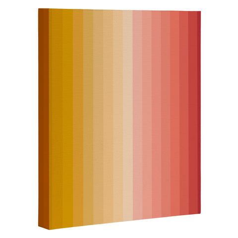 Colour Poems Multicolor Stripes XV Art Canvas