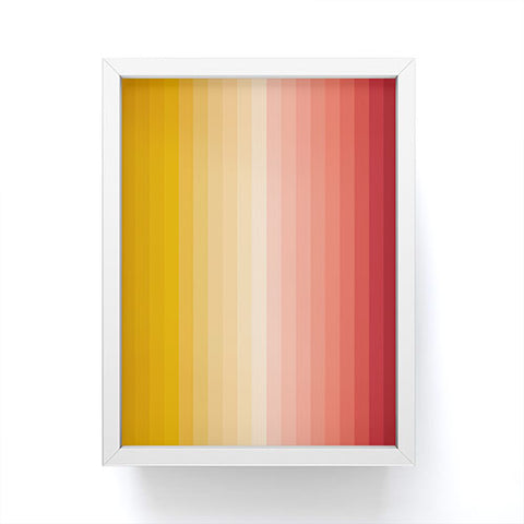 Colour Poems Multicolor Stripes XV Framed Mini Art Print