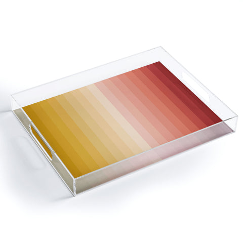 Colour Poems Multicolor Stripes XV Acrylic Tray
