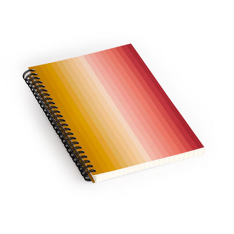 Colour Poems Multicolor Stripes XV Spiral Notebook
