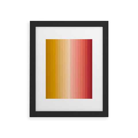 Colour Poems Multicolor Stripes XV Framed Art Print