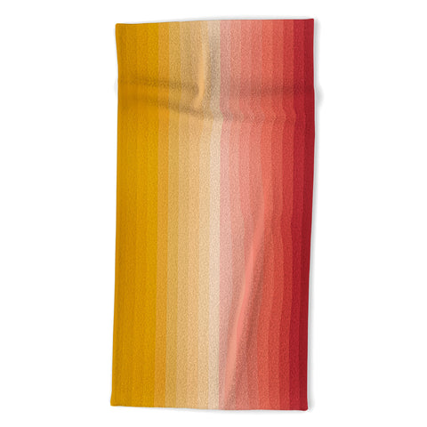 Colour Poems Multicolor Stripes XV Beach Towel