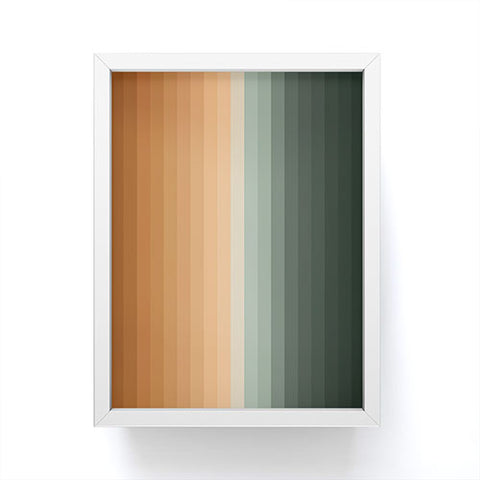 Colour Poems Multicolor Stripes XVIII Framed Mini Art Print
