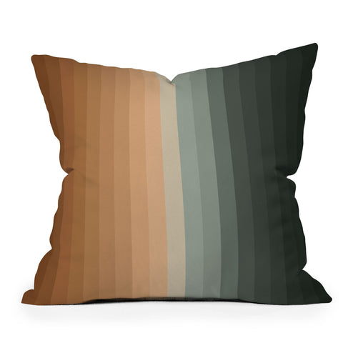 Colour Poems Multicolor Stripes XVIII Outdoor Throw Pillow